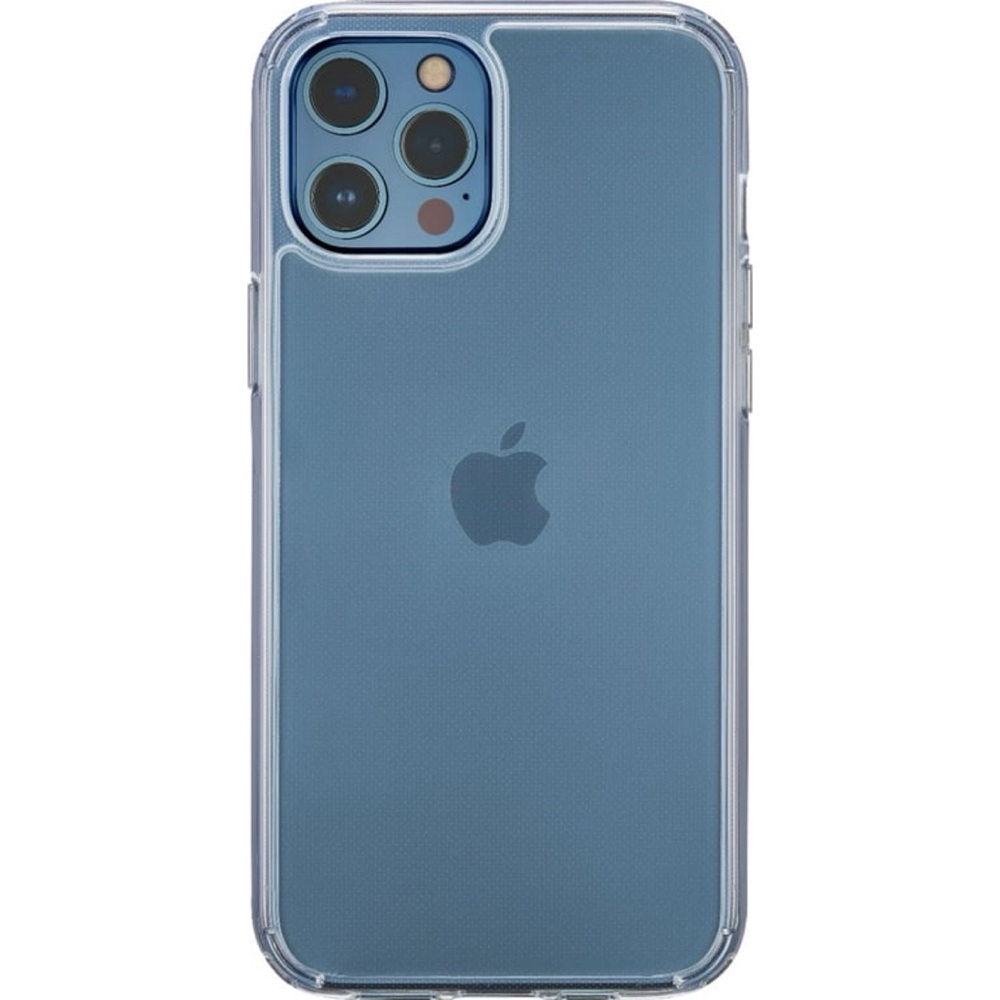 Insignia™ - Hard-Shell Phone Case for iPhone® 12 Pro Max - Clear